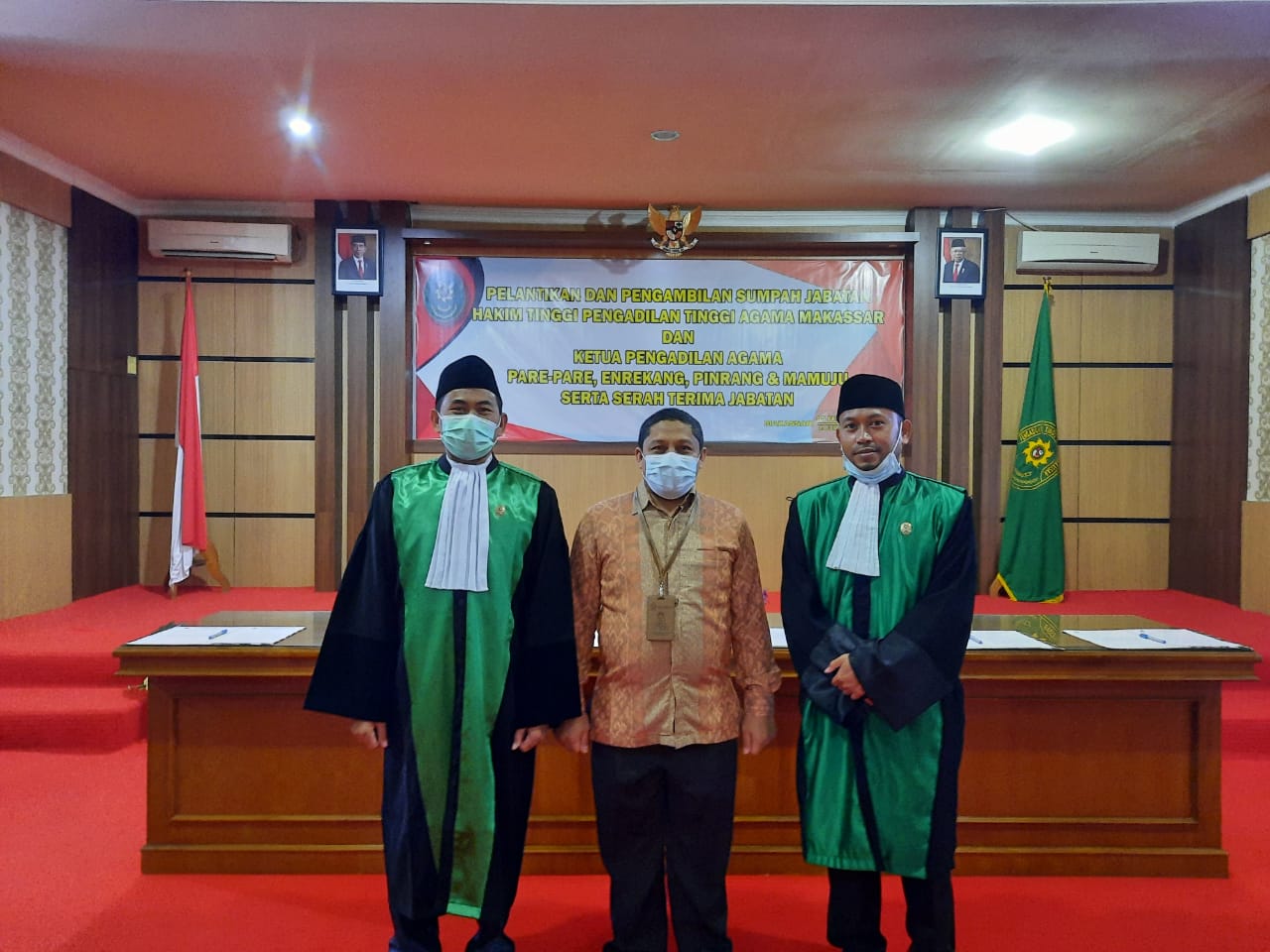 Pelantikan ketua PA di PTA Makassar