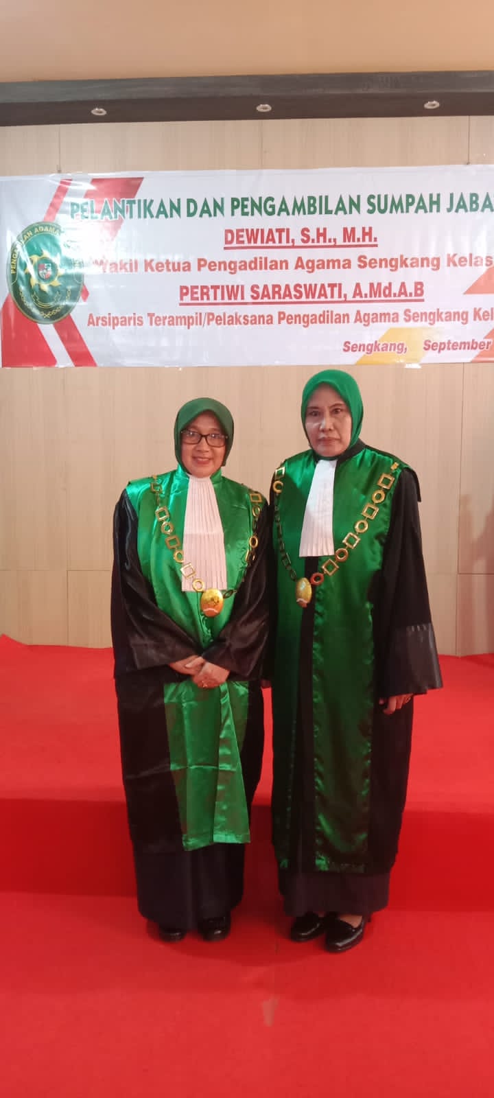 Pelantikan Wakil Ketua 3